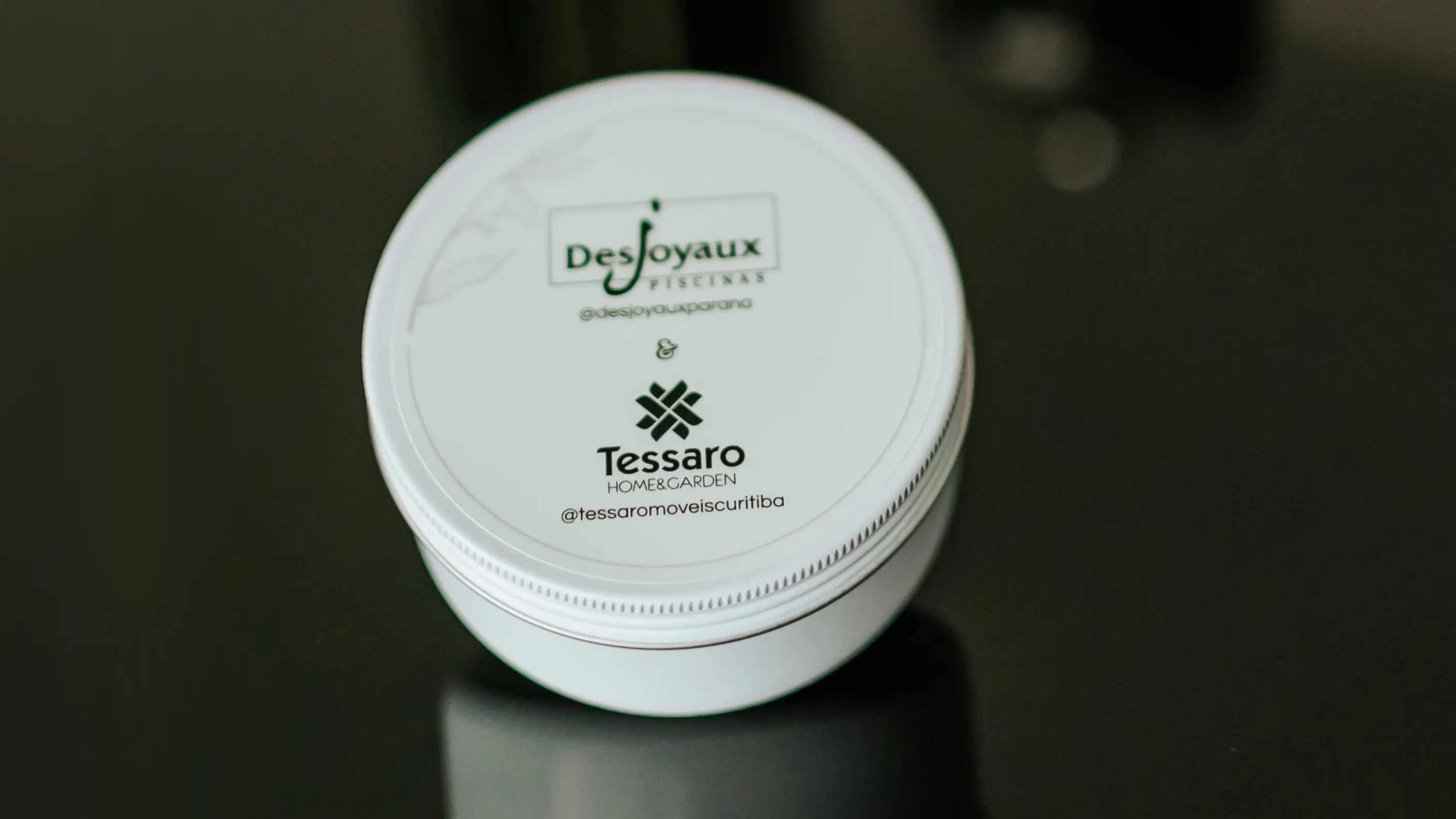 Vela Personalizada Lata Branca