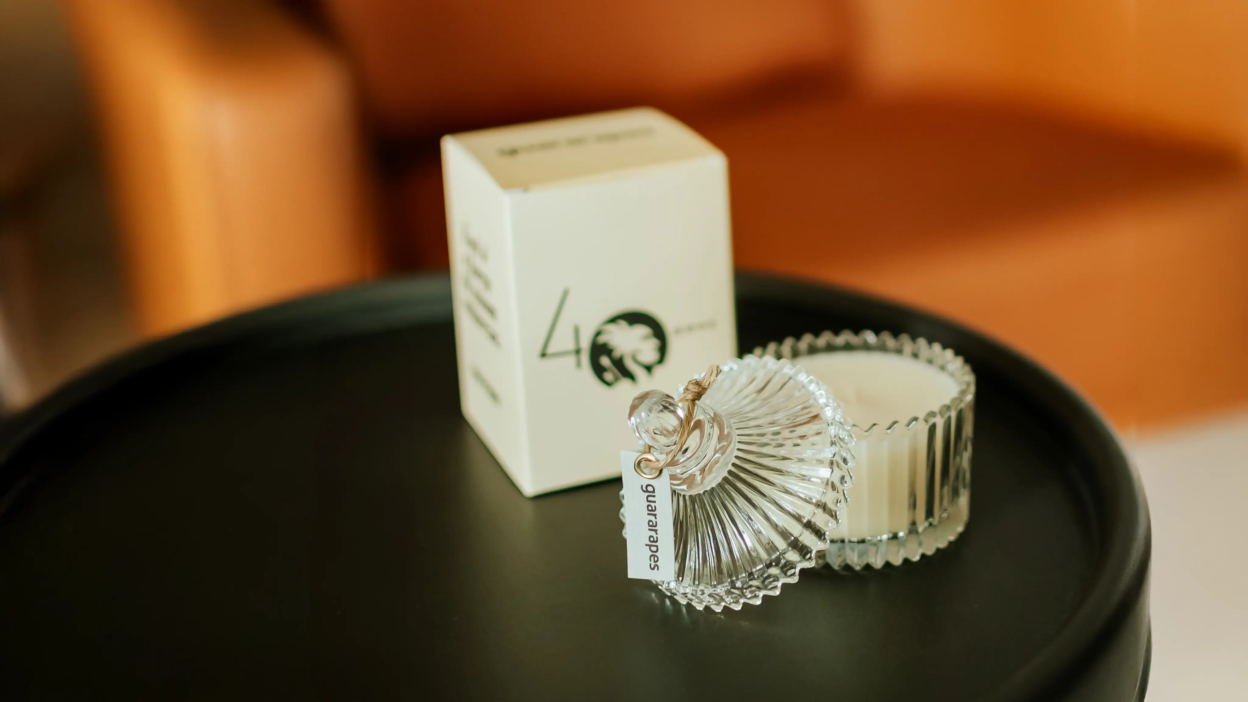 Vela Personalizada Potiche de Cristal